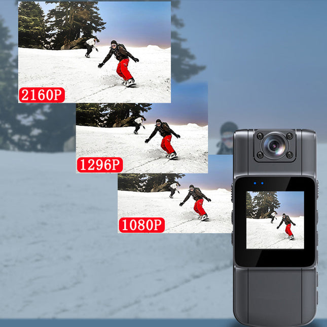 Body Camera with Night Vision, Mini Action Camera for Cycling