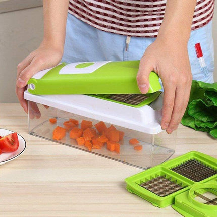 Vegetable Slicer 12 in 1, Potato Slicer with Hand Guard