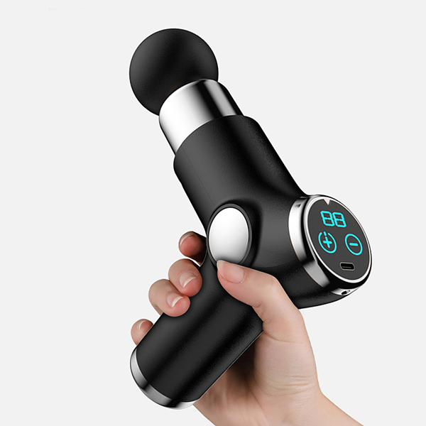 Tuzwa Massage Gun – Handheld Percussion Massager with 32 Speed Levels, 4 Massage Heads, Rechargeable Battery & Up to 4-Hour Runtime