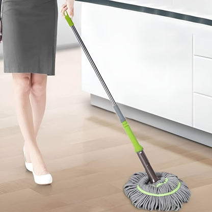 Spin Mop with Self Wringing Handle, Wet and Dry Dust Mop for Home – image 5