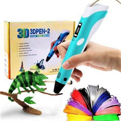 3D Pen for Kids and Adults, 3D Printing Pen for Drawing with 10 Colors Filament – image 5