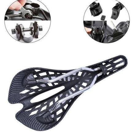 Bicycle Saddle with Suspension, Chrome-Molybdenum Build - image 4
