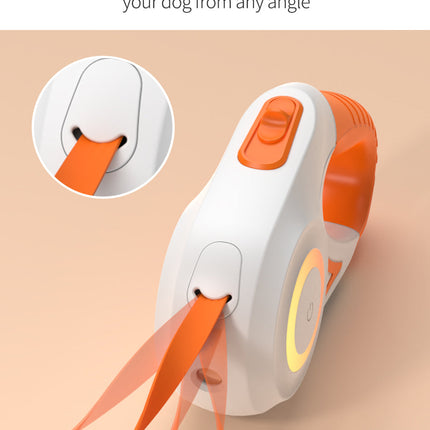Retractable Dog Leash with 100 Lumen LED Spotlight, Cat Leash and Dog Walking Leash 5 m with RGB Light Ring – image 6