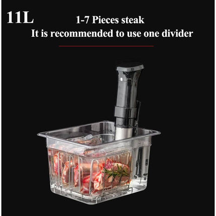Sous Vide Water Bath Container, 6L and 11L Tub with Water Scale Marks – image 5