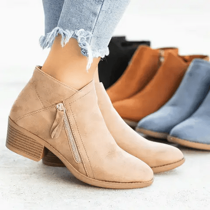 Womens Boots, Faux Leather Boots for Women – image 6