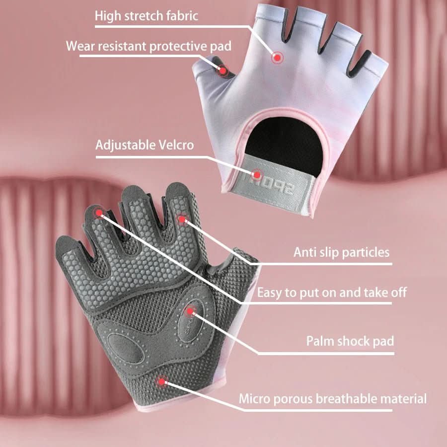 GRIPMAX | Sports Fitness Gloves with Breathable Comfort & Durable Grip | Versatile Half-Finger Design for Optimal Performance 4