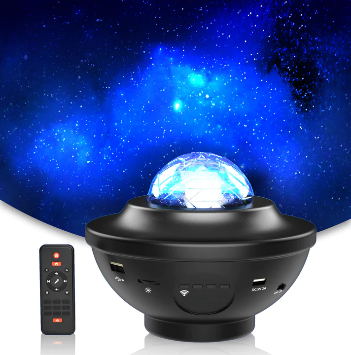 Galaxy Projector | 3-in-1 LED Star Projector with Bluetooth & White Noise | Create a Calming Cosmic Oasis for Sleep and Relaxation 0
