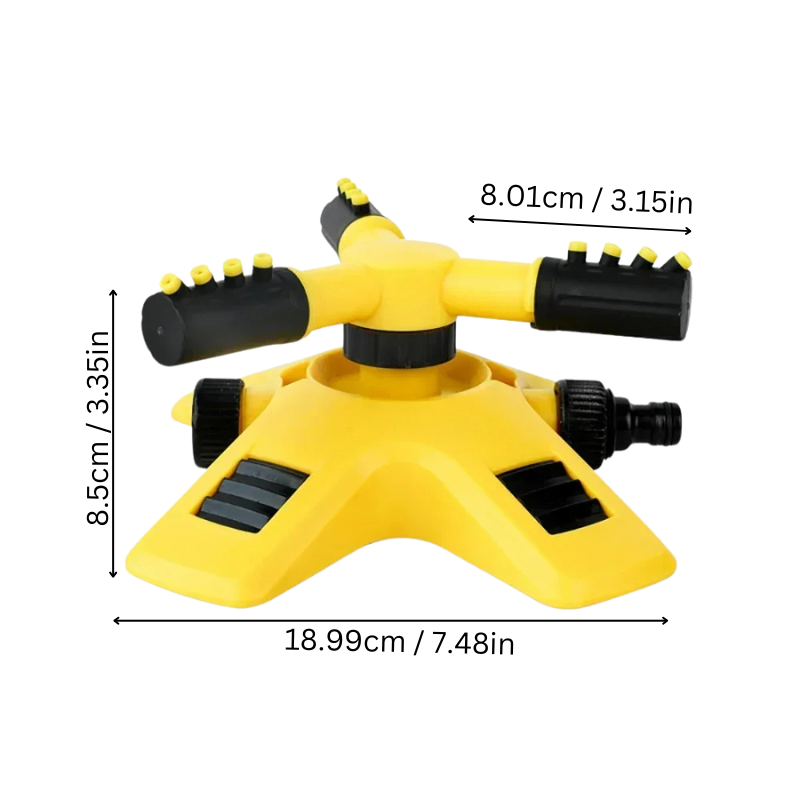 Garden Essentials | Lawn Sprinkler System with 360° Rotation | Efficient Watering Solution for Large Gardens 5