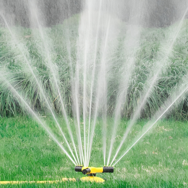 Garden Essentials | Rotating Lawn Sprinkler with 360° Coverage | Adjustable Nozzles for Efficient Watering 0