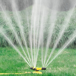 Garden Essentials | Rotating Lawn Sprinkler with 360° Coverage | Adjustable Nozzles for Efficient Watering 0