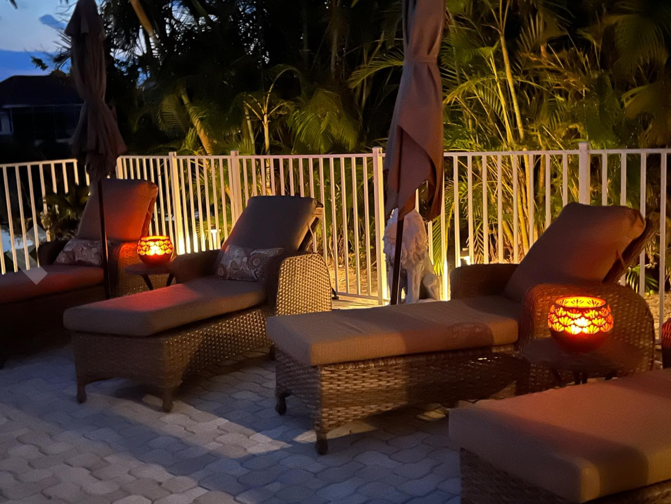Garden Glow | Solar Flower Lamp with Automatic Activation | Eco-Friendly Lighting for Outdoor Ambiance 4