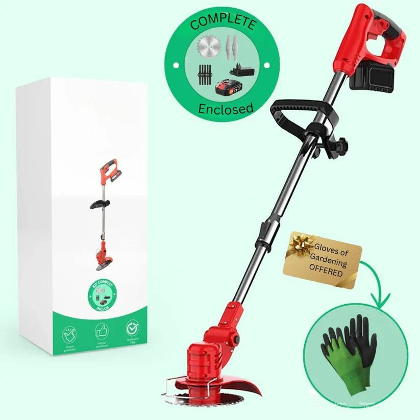 Garden Master | 21V Cordless Brush Cutter with Adjustable Handle & Rotatable Head | Lightweight Design for Effortless Trimming 5