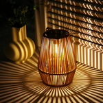 Garden Oasis | Handwoven Solar Garden Lamp with Waterproof Design | Energy Efficient Lighting for Outdoor Ambiance 0