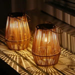 Garden Oasis | Handwoven Solar Garden Lamp with Waterproof Design | Energy Efficient Lighting for Outdoor Ambiance 4