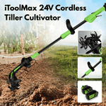 Garden Pro | Cordless Tiller Cultivator with Extension Pole for Easy Soil Preparation 5