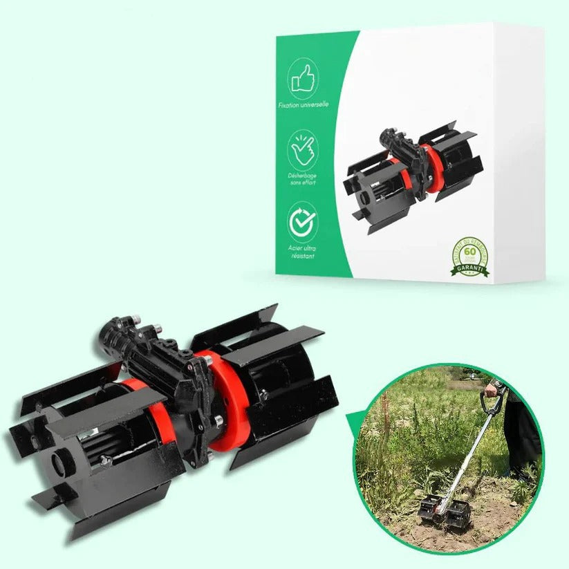 Garden Pro | Multifunctional Weeding Wheel with Durable Steel Design | Effortless Ground-Level Weeding for Easy Maintenance 4