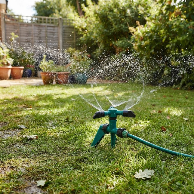 Sprinkler System for Gardens 5 Pack, Rotating Lawn Sprinkler 360 Degree, Garden Sprinkler Head for Yard Irrigation