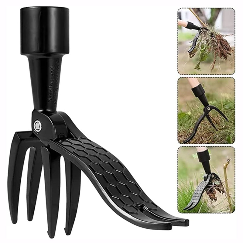 Garden Weeder Tool | Stainless Steel Adjustable Long Handle with Detachable Design | Ergonomic Weeding Solution for Easy Gardening 0