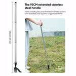 Garden Weeder Tool | Stainless Steel Adjustable Long Handle with Detachable Design | Ergonomic Weeding Solution for Easy Gardening 7