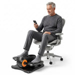 Tuzwa Electric Under Desk Elliptical – 12 Speeds & 12 Auto Programs, Forward/Reverse Pedals, Remote Control, LCD Display & Quiet Motor