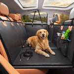 Tuzwa Dog Back Seat Extender – Hard Bottom Dog Car Seat Cover, Waterproof PU Leather Hammock, 400 lb Support, Mesh Window & Storage Pockets  Google Shopping / Merchant Center Title  Dog