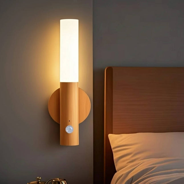Motion Sensor Night Light for Bedroom, Rechargeable Night Light with Magnet Mount, Wireless LED Motion Sensor Light for