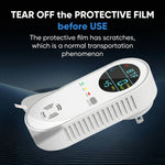 Tuzwa Carbon Monoxide & Gas Detector – Plug-In CO, Natural Gas & Propane Monitor with Temp/Humidity Display & 85dB Alarm