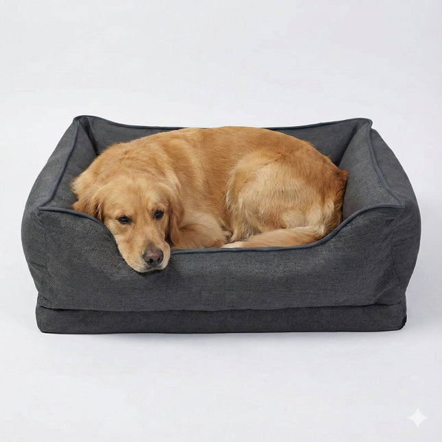 Orthopedic Dog Bed for Car Back Seat, Non Slip Dog Car Bed, Washable Dog Bed with Removable Cover