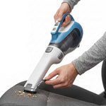 Tuzwa Cordless Handheld Vacuum – 16V Lithium-Ion Car Vacuum with 180° Rotating Nozzle, Crevice Tool, Brush & Washable Dust Bowl