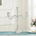 GildedNocturne | European-Style Candelabra with Decorative Finish | Elegant Centerpiece for Taper Candles 9
