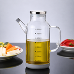 Glass Oil Dispenser Bottle with Measuring Scale | Leak-Proof Design for Accurate Pouring 7