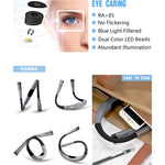Glaucescent | LED Neck Reading Lamp with Adjustable Brightness & Color Modes | Ergonomic Design for Comfortable Reading 4