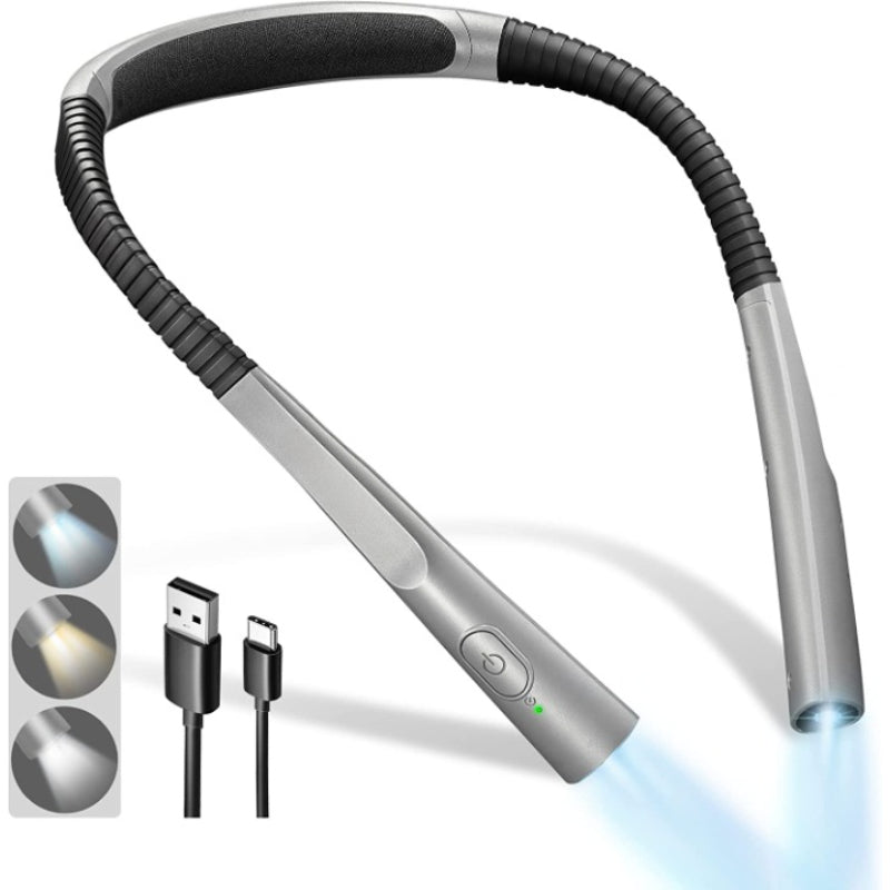 Glaucescent | LED Neck Reading Lamp with Adjustable Brightness & Color Modes | Ergonomic Design for Comfortable Reading 5