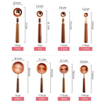 Gleam Copper Measuring Set | Premium Stainless Steel with Non-Slip Handle for Accurate Cooking 4