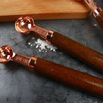 Gleam Copper Measuring Set | Premium Stainless Steel with Non-Slip Handle for Accurate Cooking 8