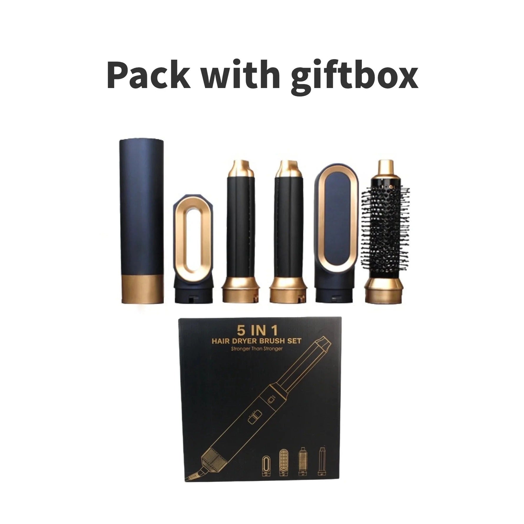 Glossify | 5-in-1 Hair Styler with Ionic Technology | 1000W Hot Air Brush for Frizz-Free Styling 7