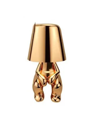 GlowCraft | USB Rechargeable Table Lamp with Unique Design & Dimmable Brightness | Perfect Bedside or Desk Lamp for Cozy Ambiance 0