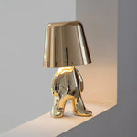 GlowCraft | USB Rechargeable Table Lamp with Unique Design & Dimmable Brightness | Perfect Bedside or Desk Lamp for Cozy Ambiance 11
