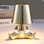 GlowCraft | USB Rechargeable Table Lamp with Unique Design & Dimmable Brightness | Perfect Bedside or Desk Lamp for Cozy Ambiance 3