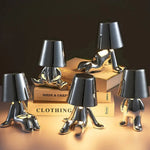 GlowCraft | USB Rechargeable Table Lamp with Unique Design & Dimmable Brightness | Perfect Bedside or Desk Lamp for Cozy Ambiance 5