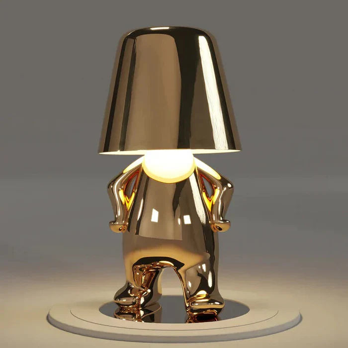 GlowCraft | USB Rechargeable Table Lamp with Unique Design & Dimmable Brightness | Perfect Bedside or Desk Lamp for Cozy Ambiance 9