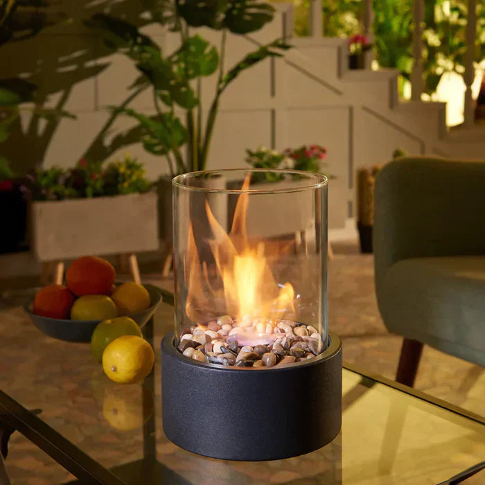 GlowLuxe | Portable Table Fire Lantern with Stylish Design | Create a Cozy Atmosphere for Any Space 0