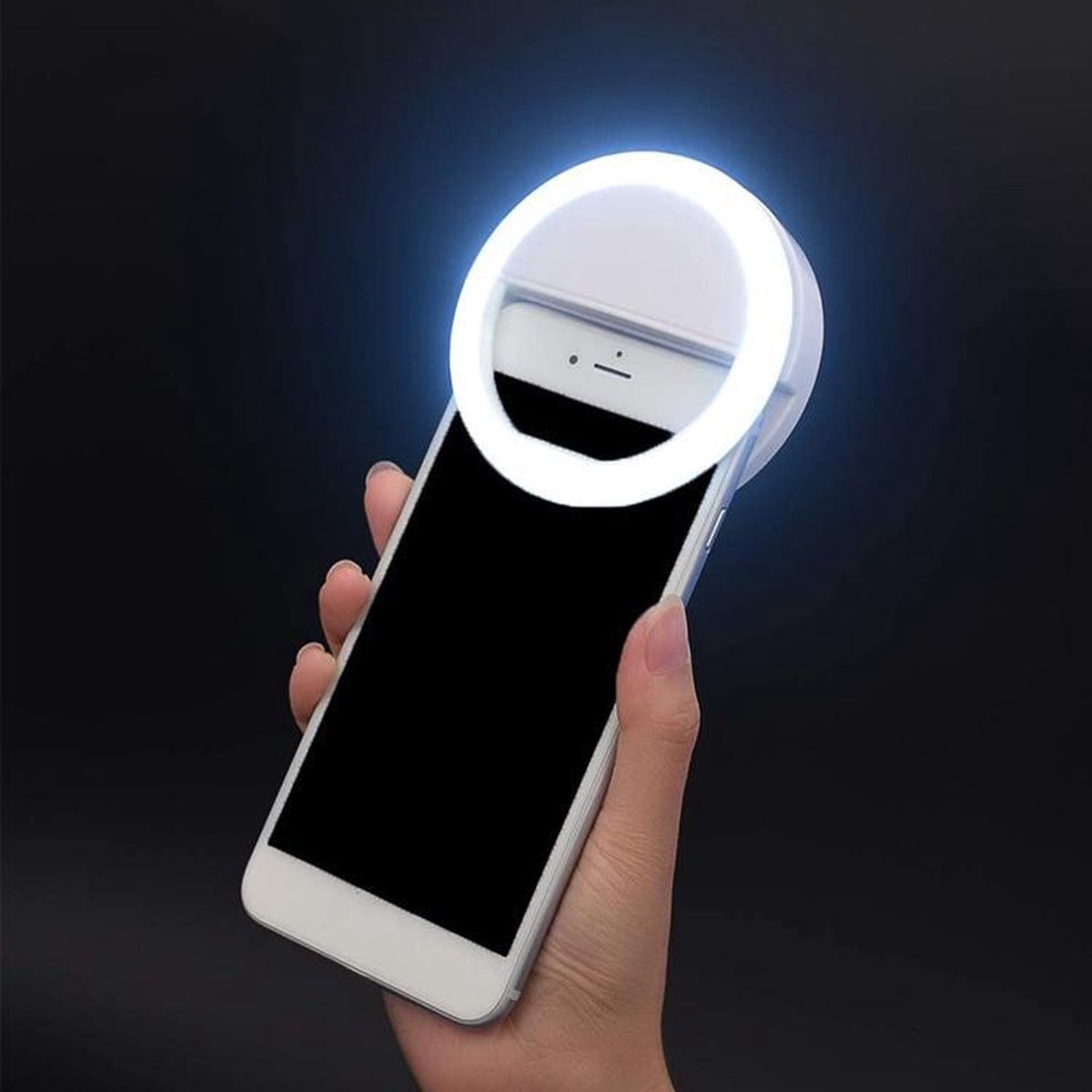 GlowSnap | Portable Selfie Ring Light with Adjustable Brightness | Ideal Lighting for Selfies and Video Calls 0