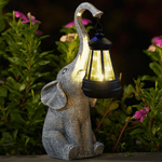 Glowphant | Freestanding Outdoor Lamp with Solar Power & Automatic Operation | Cozy Lighting for Gardens and Patios 3