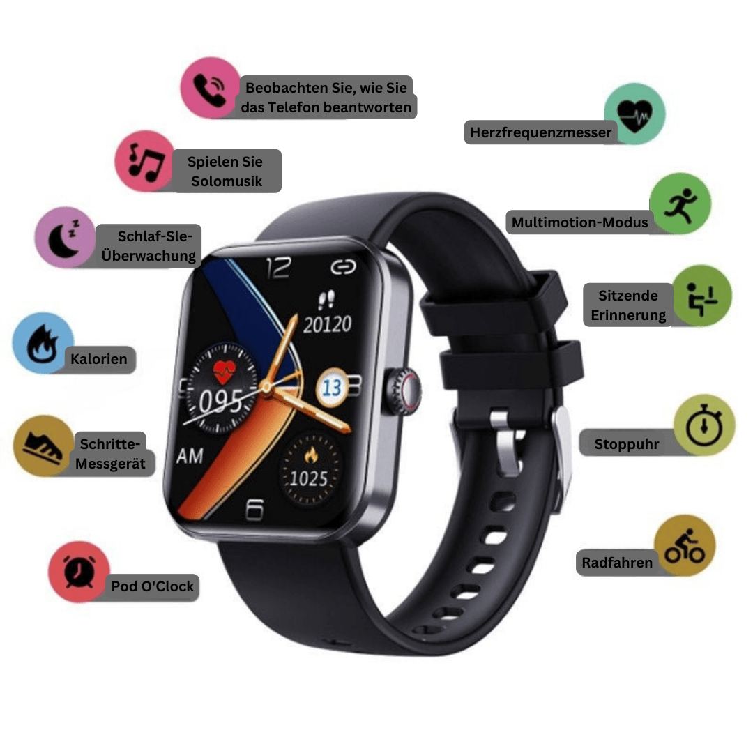 GlucoWatch | Non-Invasive Blood Glucose Meter with Real-Time Monitoring | Stylish Health Tracker for Pain-Free Insights 5