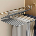 Goose Neck Z Pants Hanger with Stainless Steel Design | Space-Saving Solution for Organized Closets 3