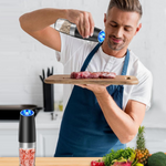GrindMaster Duo | Rechargeable Electric Pepper and Salt Mill Set with One-Handed Operation | Adjustable Grind for Effortless Seasoning 0