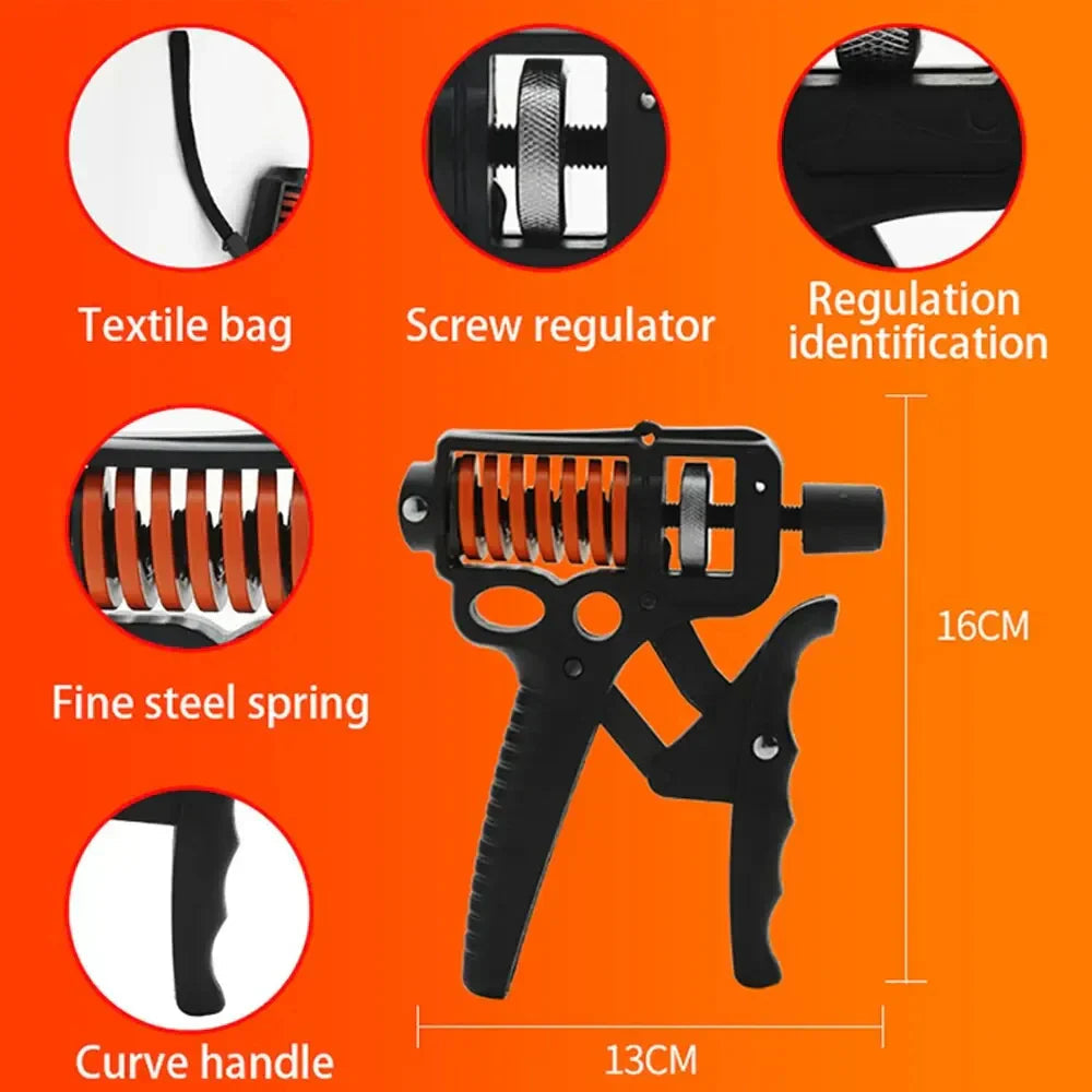Grip Master | Adjustable Heavy Grip Strengthener with Steel Spring | Versatile Trainer for Arm and Wrist Endurance 4