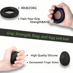 Grip Strength Trainer Set | Adjustable Metal Hand Gripper for Enhanced Forearm Power 3