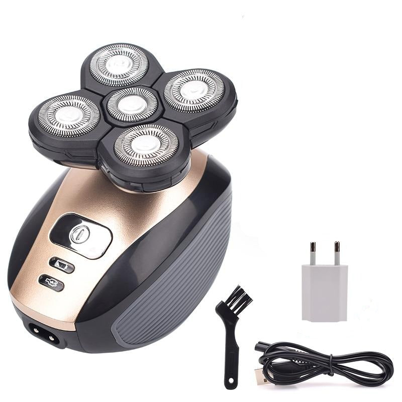 GroomPro | 5D Rotary Head Shaver with 5-in-1 Grooming Kit | Versatile and Rechargeable for Complete Grooming 5